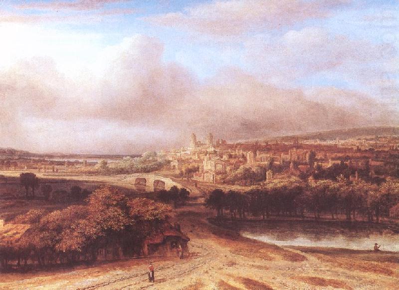 KONINCK, Philips An Extensive Landscape with a Road by a Ruin sg china oil painting image